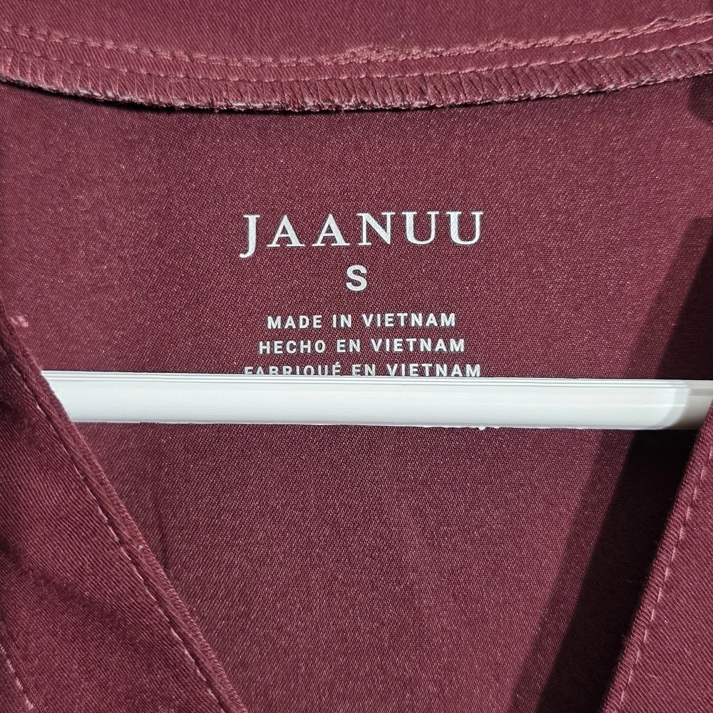 Jaanuu Women's Burgundy Top - Picture 3 of 6